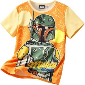 image:imageDisney Princess Frozen Marvel Stitch Minnie Mickey Star Wars GirlsBoys Athletic Shirts UV Quick Dry Graphic TShirt 29 YearStar Wars Boba Fett