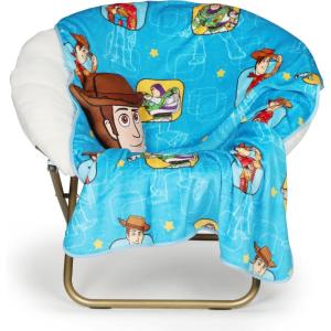 image:imageJay Franco Kids Nogginz Set  12 Inches Nogginz Pillow amp 40 x 50 Inches Cozy Plush Throw Blanket UltraSoft Character Nap Set for Travel Bedroom amp Couch Dcor Gray  The MandalorianBlue  Toy Story Woody