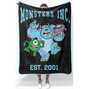 image:imageJay Franco Kids Plush Throw Blanket  Soft amp Cozy Fleece Throw for Bedroom amp Couch Dcor Official Licensed Product Blue  The Mandalorian 40x50  Travel BlanketBlack  Monsters Inc