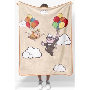 image:imageJay Franco Kids Plush Throw Blanket  Soft amp Cozy Fleece Throw for Bedroom amp Couch Dcor Official Licensed Product Blue  The Mandalorian 40x50  Travel BlanketOrange  Up