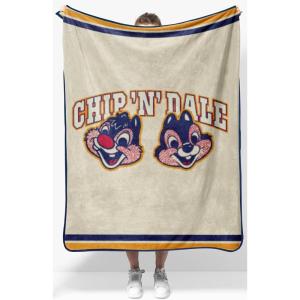 image:imageJay Franco Kids Plush Throw Blanket  Soft amp Cozy Fleece Throw for Bedroom amp Couch Dcor Official Licensed Product Blue  The Mandalorian 40x50  Travel BlanketBeige  Chip  Dale