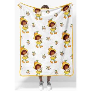 image:imageJay Franco Kids Plush Throw Blanket  Soft amp Cozy Fleece Throw for Bedroom amp Couch Dcor Official Licensed Product Blue  The Mandalorian 40x50  Travel BlanketWhite  Orange Blossom