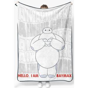 image:imageJay Franco Kids Plush Throw Blanket  Soft amp Cozy Fleece Throw for Bedroom amp Couch Dcor Official Licensed Product Blue  The Mandalorian 40x50  Travel BlanketWhite  Big Hero 6
