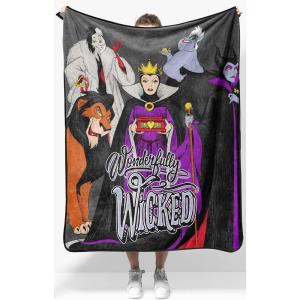 image:imageJay Franco Kids Plush Throw Blanket  Soft amp Cozy Fleece Throw for Bedroom amp Couch Dcor Official Licensed Product Blue  The Mandalorian 40x50  Travel BlanketMulti  Disney Villains
