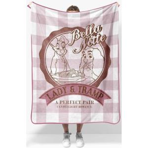 image:imageJay Franco Kids Plush Throw Blanket  Soft amp Cozy Fleece Throw for Bedroom amp Couch Dcor Official Licensed Product Blue  The Mandalorian 40x50  Travel BlanketMulti  Lady and the Tramp
