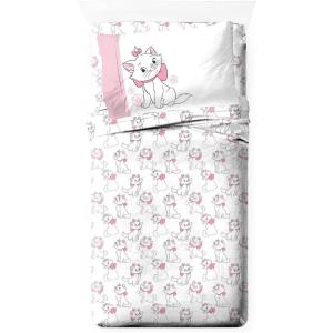 image:imageJay Franco Kids Sheet Set with Fitted Flat Sheets amp Pillow Cover  UltraSoft Bedding with Pillowcase for Room Decor White  The Mandalorian 4 Piece QueenWhite  Aristocats