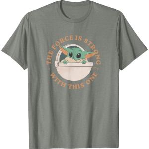 image:imageStar Wars Grogu The Force is Strong With This One TShirtOlive Heather