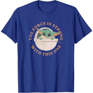 image:imageStar Wars Grogu The Force is Strong With This One TShirtRoyal Blue