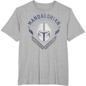 image:imageStar Wars The Mandalorian Legendary Warrior Bounty Hunter TShirtHeather Grey