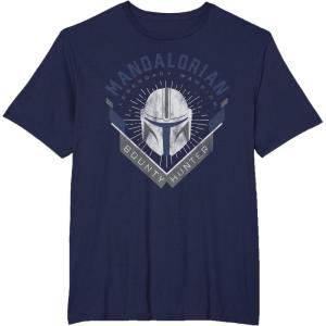 image:imageStar Wars The Mandalorian Legendary Warrior Bounty Hunter TShirtNavy Blue