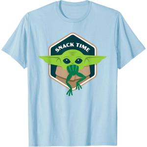 image:imageStar Wars The Mandalorian The Child Grogu Frog Snack Time TShirtBaby Blue