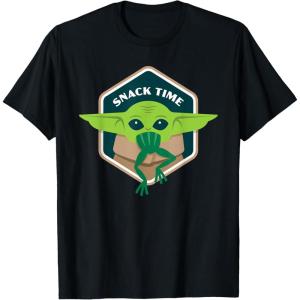 image:imageStar Wars The Mandalorian The Child Grogu Frog Snack Time TShirtBlack