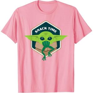image:imageStar Wars The Mandalorian The Child Grogu Frog Snack Time TShirtPink