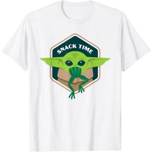 image:imageStar Wars The Mandalorian The Child Grogu Frog Snack Time TShirtWhite