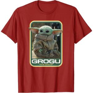 image:imageStar Wars The Mandalorian The Child Grogu TShirtCranberry Red