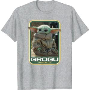 image:imageStar Wars The Mandalorian The Child Grogu TShirtHeather Grey
