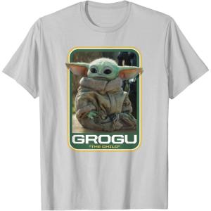 image:imageStar Wars The Mandalorian The Child Grogu TShirtSilver Grey