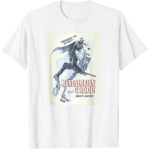 image:imageStar Wars The Mandalorian and Grogu Bounty Hunters Poster TShirtWhite
