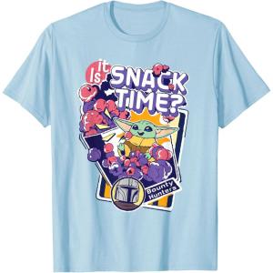 image:imageStar Wars The Mandalorian and Grogu Is It Snack Time TShirtBaby Blue