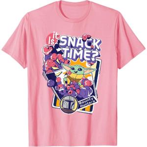 image:imageStar Wars The Mandalorian and Grogu Is It Snack Time TShirtPink