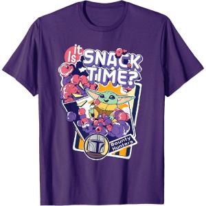 image:imageStar Wars The Mandalorian and Grogu Is It Snack Time TShirtPurple