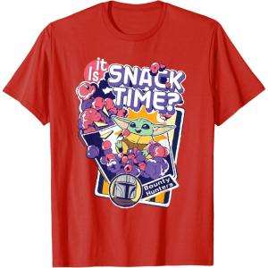 image:imageStar Wars The Mandalorian and Grogu Is It Snack Time TShirtRed