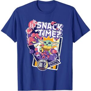 image:imageStar Wars The Mandalorian and Grogu Is It Snack Time TShirtRoyal Blue