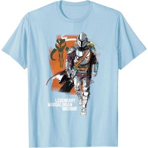 image:imageStar Wars The Mandalorian and Grogu Movie Legendary Warrior TShirtBaby Blue