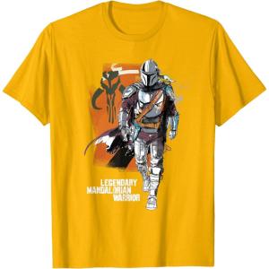 image:imageStar Wars The Mandalorian and Grogu Movie Legendary Warrior TShirtGolden Yellow