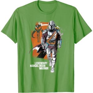 image:imageStar Wars The Mandalorian and Grogu Movie Legendary Warrior TShirtGrass Green