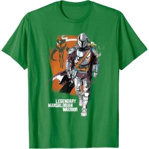 image:imageStar Wars The Mandalorian and Grogu Movie Legendary Warrior TShirtKelly Green