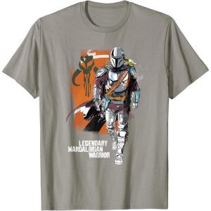 image:imageStar Wars The Mandalorian and Grogu Movie Legendary Warrior TShirtSlate Grey