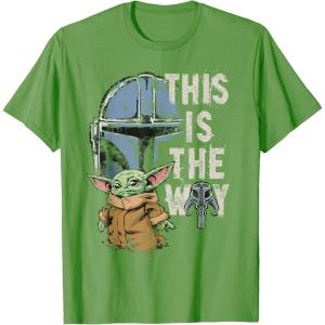 image:imageStar Wars The Mandalorian and Grogu This is the Way Graphic TShirtGrass Green