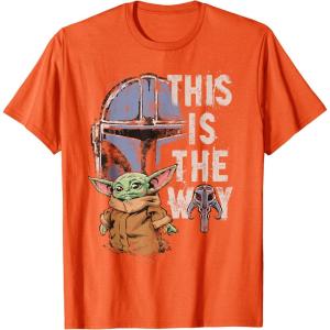 image:imageStar Wars The Mandalorian and Grogu This is the Way Graphic TShirtOrange