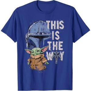 image:imageStar Wars The Mandalorian and Grogu This is the Way Graphic TShirtRoyal Blue