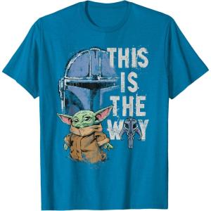 image:imageStar Wars The Mandalorian and Grogu This is the Way Graphic TShirtSapphire Blue