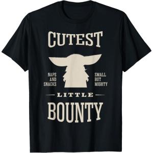 image:imageThe Mandalorian And Grogu Cutest Little Bounty Naps amp Snacks TShirtBlack