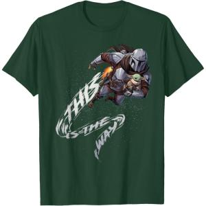 image:imageThe Mandalorian and Grogu  This is the Way TShirtDark Green