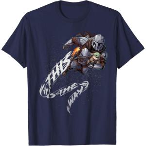 image:imageThe Mandalorian and Grogu  This is the Way TShirtNavy Blue