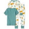 image:imageAmazon Essentials Disney  Marvel  Star Wars Boys and Toddlers SnugFit Cotton Pajama Sleepwear SetsPooh Holiday Forest  Kids