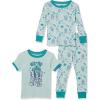 image:imageAmazon Essentials Disney  Marvel  Star Wars Boys and Toddlers SnugFit Cotton Pajama Sleepwear Sets3piece Star Wars Green R2d2 Set