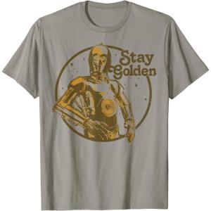 image:imageStar Wars C3PO Golden Star TShirtSlate Grey