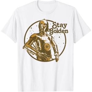 image:imageStar Wars C3PO Golden Star TShirtWhite