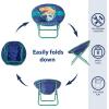 image:imageIdea Nuova Disney Star Wars The Mandalorian Grogu aka The Child Toddler 19 Folding Saucer Chair with Cushion Polyester Ages 3Jurassic World