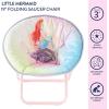 image:imageIdea Nuova Disney Star Wars The Mandalorian Grogu aka The Child Toddler 19 Folding Saucer Chair with Cushion Polyester Ages 3Little Mermaid