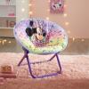 image:imageIdea Nuova Disney Star Wars The Mandalorian Grogu aka The Child Toddler 19 Folding Saucer Chair with Cushion Polyester Ages 3Minnie Mouse Purple