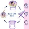 image:imageIdea Nuova Disney Star Wars The Mandalorian Grogu aka The Child Toddler 19 Folding Saucer Chair with Cushion Polyester Ages 3Minnie Mouse Purple