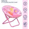image:imageIdea Nuova Disney Star Wars The Mandalorian Grogu aka The Child Toddler 19 Folding Saucer Chair with Cushion Polyester Ages 3Peppa Pig