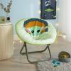 image:imageIdea Nuova Disney Star Wars The Mandalorian Grogu aka The Child Toddler 19 Folding Saucer Chair with Cushion Polyester Ages 3Star Wars  the Mandalorian