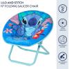 image:imageIdea Nuova Disney Star Wars The Mandalorian Grogu aka The Child Toddler 19 Folding Saucer Chair with Cushion Polyester Ages 3Stitch